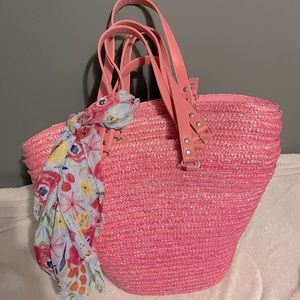 Cute whicker bags set of 6